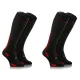 Sesto Senso 2-pak Skarpety do biegania kompresyjne unisex SKB12 czarne