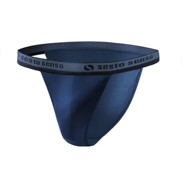 Sesto Senso 4-PAK Slipy męskie SM04 TANGA Granatowe