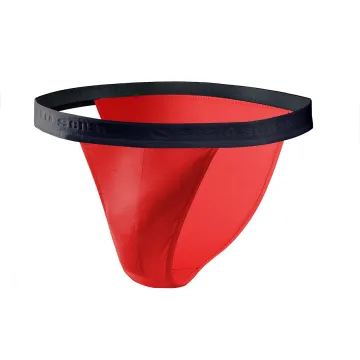 Sesto Senso 4-PAK Slipy męskie SM04 TANGA Czerwone