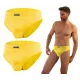 Sesto Senso 2-PAK Slipy męskie SM03 sportowy styl micromodal majtki płaskie szwy Żółte
