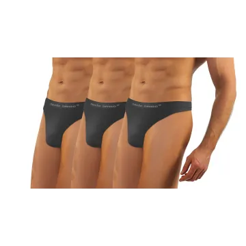 Sesto Senso 6-PAK Stringi męskie bezszwowe CL13 idealnie dopasowane Grafit