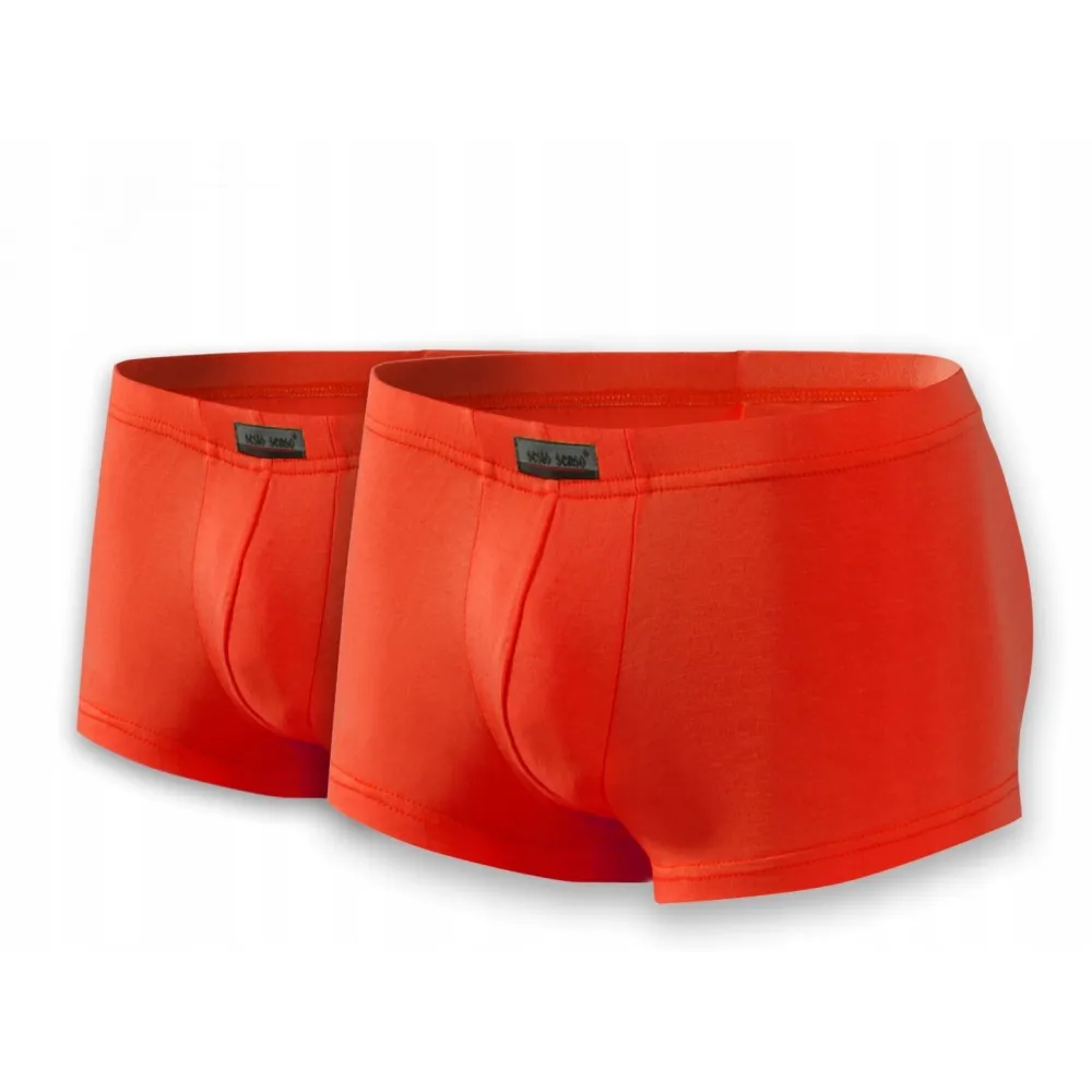 Mini Bokserki męskie BM06 micromodal 2PAK Czerwony