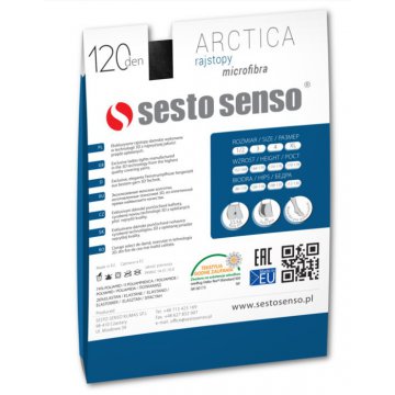Sesto Senso 5-PAK Rajstopy 120 DEN Ciepłe mikrofibra ARCTICA Avana