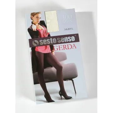 Sesto Senso 2-PAK rajstopy 100 DEN Ciepłe Akrylowe Gerda Ecri