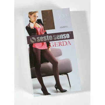 Sesto Senso 5-PAK rajstopy 100 DEN Ciepłe Akrylowe Gerda Glace