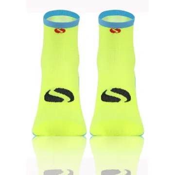 Sesto Senso 6-PAK Skarpety Sportowe Uniwersalne SPORT SOCKS SKB01 Neonowy żółty