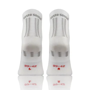 Sesto Senso 6-PAK Skarpety Sportowe Uniwersalne SPORT SOCKS SKB01 Białe