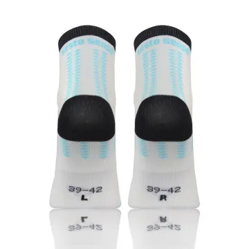 Sesto Senso 6-PAK Skarpety Sportowe Uniwersalne SPORT SOCKS SKB01 Białe - Czarne