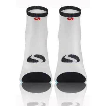 Sesto Senso 6-PAK Skarpety Sportowe Uniwersalne SPORT SOCKS SKB01 Białe - Czarne