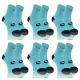 Sesto Senso 6-PAK Skarpety Sportowe Uniwersalne SPORT SOCKS SKB01 Turkus