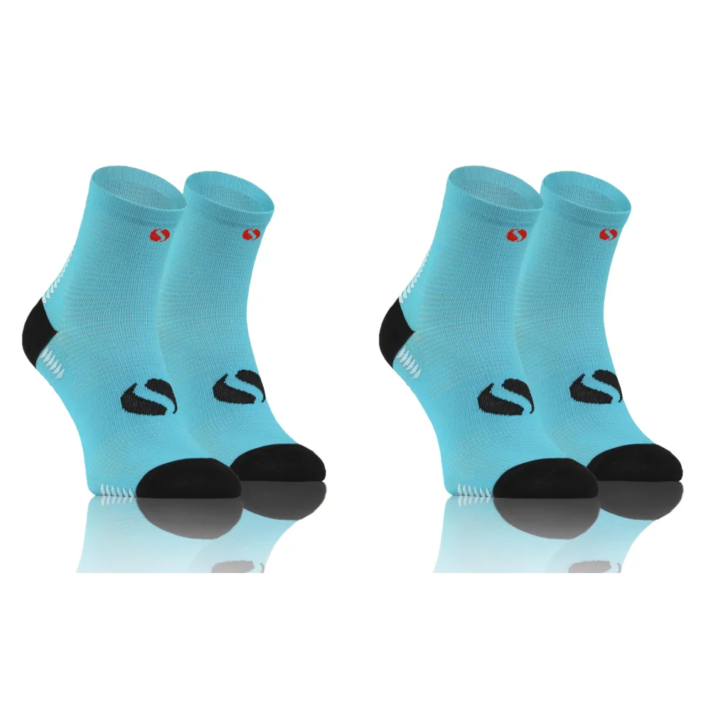 Sesto Senso 2-PAK Skarpety Sportowe Uniwersalne SPORT SOCKS SKB01 Turkus